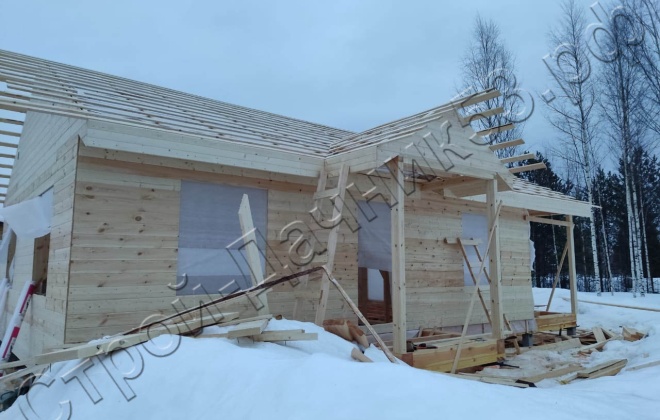 4 Каркасно-щитовой 6×8, 48  м², Ленинградская область, Всеволож (11)